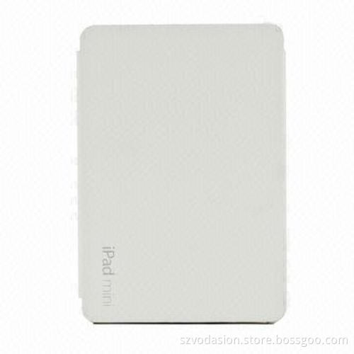 ultra thin leather case for apple ipad mini with wake up and sleep down function
